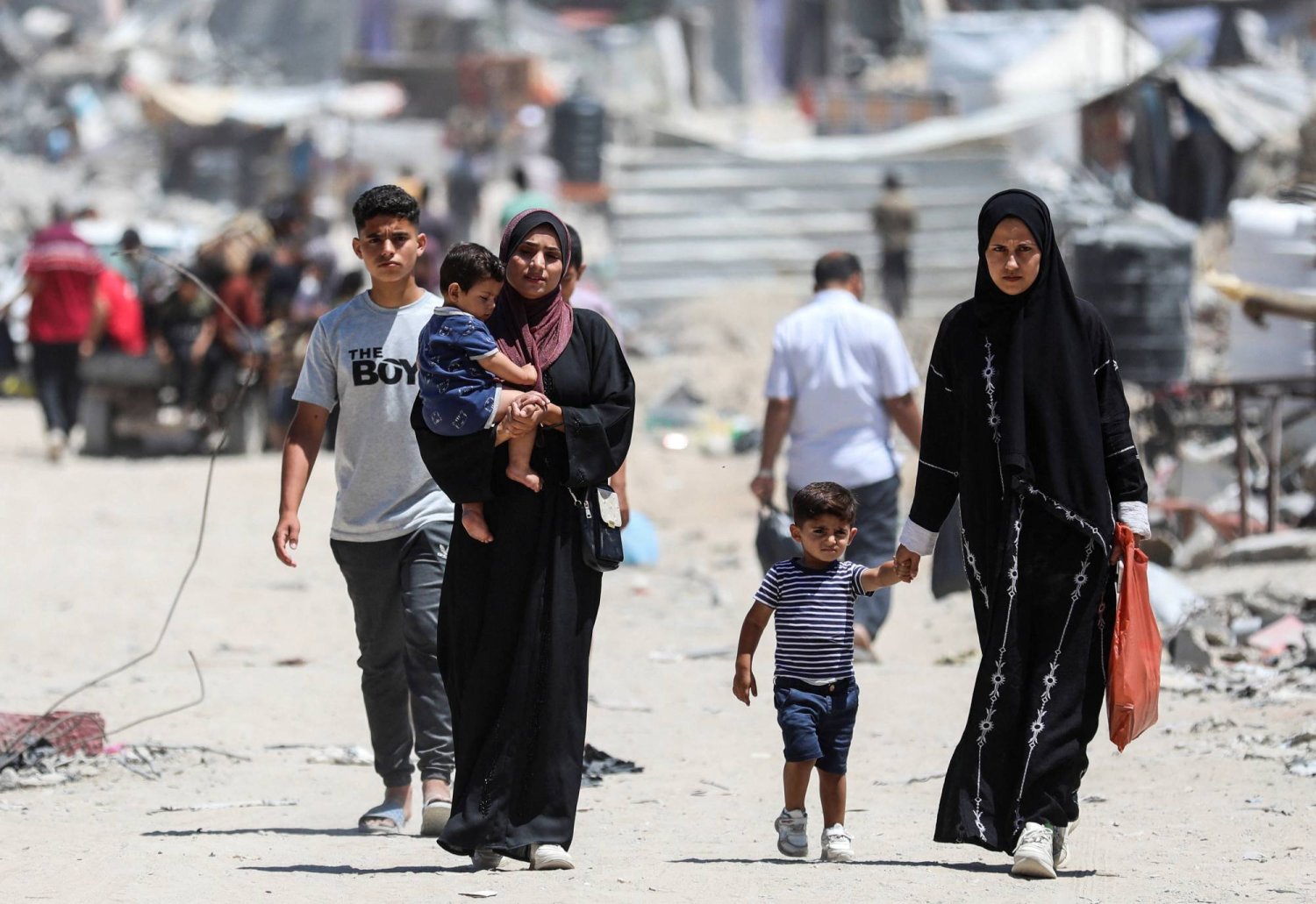 لاجئين من غزة